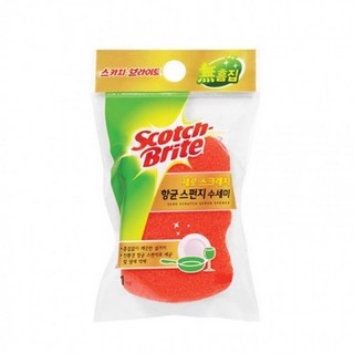[5묶음세트] 고급 3M 스카치브라이트 제로스크래치 펄프 수세미 알뜰 실속