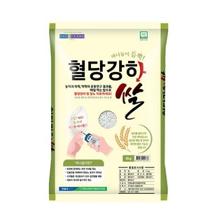 혈당강하쌀 바나듐쌀, 1개, 4kg