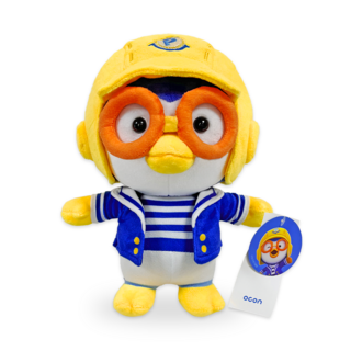 뽀로로극장판 바닷속 대모험 뽀로로 마린룩 캐릭터 애착 봉제 인형 25cm, 1개, 혼합