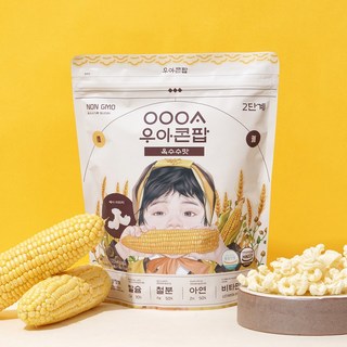 우아 콘팝, 1개, 40g, 옥수수맛