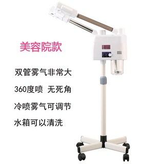피부 샵 관리실 안면 얼굴 스티머 스팀 관리기 가습기, 화이트 838 뜨겁고 차가운 듀얼 스프레이