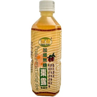 惠幼棗露加纖無糖果露飲，黑棗精華，無糖配方，促進腸道蠕動，獨立包裝，方便攜帶，全家適用, 1個, 360ml