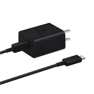 三星 45W PD充電器快充組 雙Type-C線 超級快充2.0 適用S24Ultra 蘋果小米, 1個, 三星專用45W充電器+2米雙T-C線