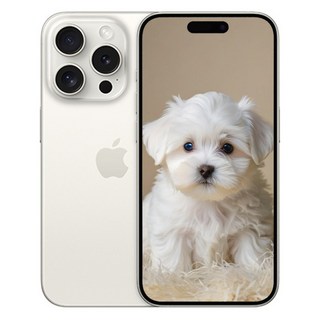 아이폰 15 프로 새제품 정품 128GB, 화이트 티타늄