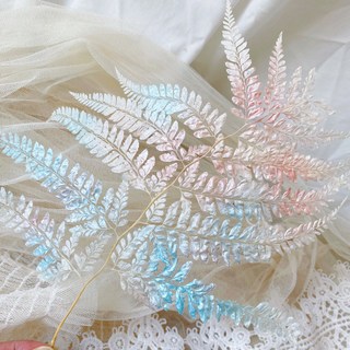 大地農園不凋姬蕨-日本進口高山羊齒蕨 不凋花材 捧花手腕花 房間佈置胸花桌花背景花材, 獨家-波光粼粼版-珍珠美人魚, 綠色