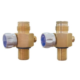 실린더 18UNF 스레드 오프 입력 밸브 페인트볼 인치 CO2 탱크, 1개