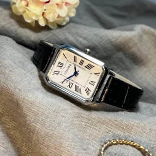 론조모니 가죽 스트랩 클래식 여성용 손목시계