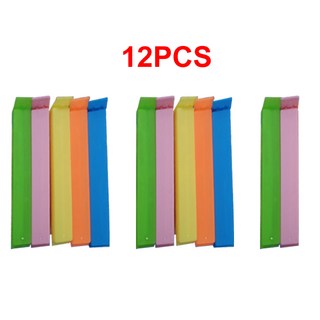 食品夾 塑料夾 食品袋密封夾 茶葉零食袋密封夾 12/24 件組, 12pcs 混色, 1個