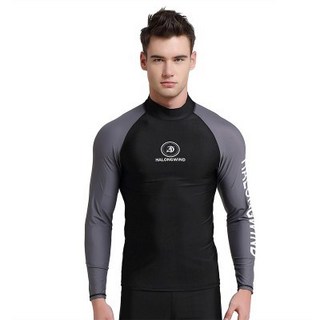 HALONGWIND 男士水母衣，短袖防曬泳衣，合身設計，耐用透氣