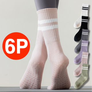 그랜빗 여자 필라테스 양말 미끄럼방지 6켤레