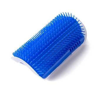 고양이 스크래쳐 애완 동물 코너 털 제거기 부동 헤어 브러쉬 마사지 도구 보드 장난감 용품, 01 S, 04 shenlan