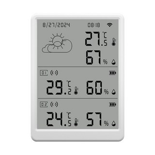 WiFi 기상 관측소 디지털 습도계 실내 및 실외용 무선 모니터, 01 CHINA