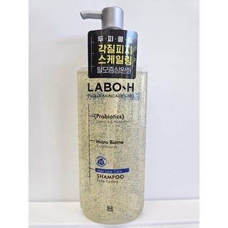 라보에이치 프로바이오틱스 탈모 증상 완화 샴푸 두피쿨링, 2개, 400ml