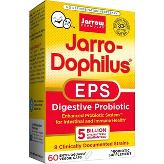 Jarrow FORMULAS 賈羅公式 Jarro Dophilus EPS 100億益生菌素食膠囊, 60顆, 1盒