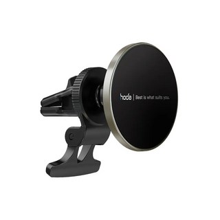HODA 好貼 車用出風口磁吸手機架 支援MagSafe, 鈦金色, 1個