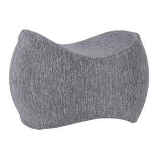 직장인 꿀잠템 부종관리 메모리폼 라운딩 무릎쿠션/ 휴식용베개 다리받침 혈액순환, 그레이