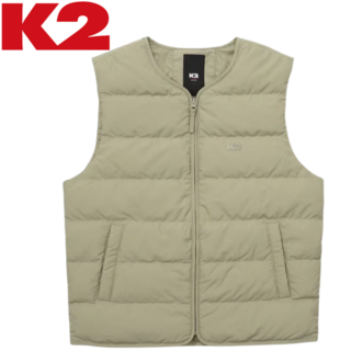[백화점 발송] k2 남성 덕다운 경량조끼 패딩조끼 구스다운 데일리 아웃도어 캠핑 등산 골프 레저 스포츠