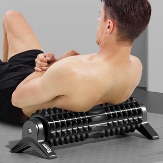 커스원 EVA 스탠드 3D 지압 마사지 폼롤러, 블랙, 1개