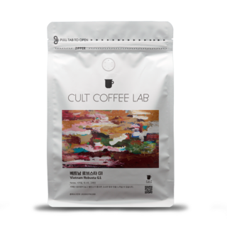 컬트커피랩 진한 바디 쌉쌀한 다크 로부스타 G1 싱글오리진 커피원두 당일로스팅, 1kg, 1개, 홀빈(분쇄안함)