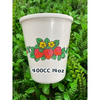 400CC 14oz 保麗龍杯 仙草杯 綿綿冰杯 湯杯 出清特賣, 1個, 白色