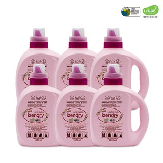 이젠드라이 플러스 세제 본품, 1L, 6개