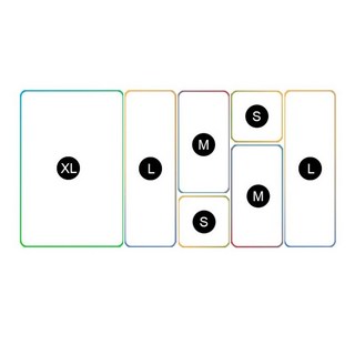 台灣熱銷書桌抽屜收納套裝，可堆疊多隔層化妝收納盒，透明化妝品收納盒，浴室收納, 1個, 7 件 / 套