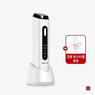 EMS 뷰티디바이스 갈바닉 얼굴 마사지기, 화이트