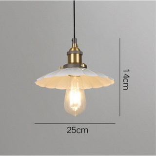 工業風餐吊燈 大白傘 loft吊燈 北歐風格後現代風格 餐吊燈 咖啡廳燈座, 小白傘吊燈(不帶燈)