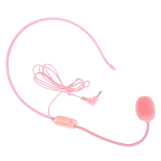 헤드마이크 고감도 강의 헤드셋 이어마이크 강사용 마이크 P501, 핑크