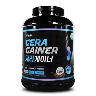 체중증가제 탄수화물보충제 매스 벌크업 살찌는보충제 wpc 게라게이너 4kg (1통), 1개