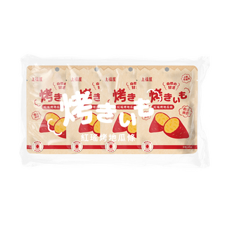 上福屋 紅 земли地瓜條，獨立包裝，方便攜帶，天然香甜，健康零食, 800g, 1組