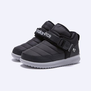 국내매장판 뉴발란스 키즈 패딩 털부츠 블랙 겨울 어린이 방한신발