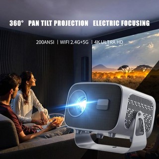 듀얼 와이파이 휴대용 3D 홈 시어터 시네마 프로젝터 스마트 TV 동기화 안드로이드 폰 LED 8k 영화 A10, 01 1GB 8GB (EU)