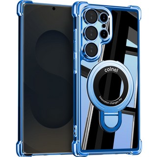 갤럭시 s25 울트라 s24 s23 ultra 2배자력 투명 맥세이프 거치대 케이스