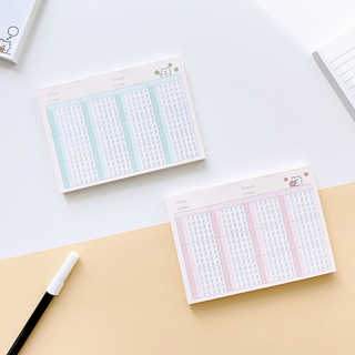 [꼬모멜로소] 내맘대로 OMR카드 시험 연습용 오지선다 답안지 떡메, 2개입, 200매, 1.혼합