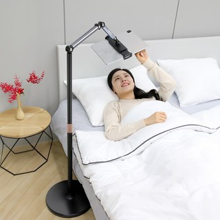 VARKIT 태블릿 아이패드 갤럭시탭 거치대 침대 스탠드, 태블릿거치대