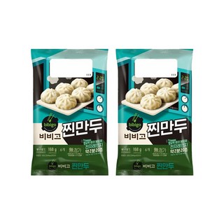 CJ 비비고 찐만두, 168g, 2개