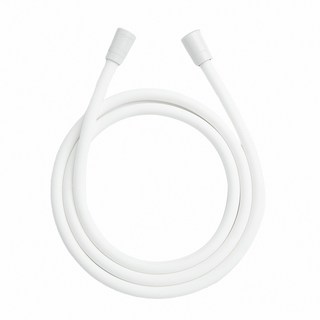 韓國 SHIFT 專利排水防扭結矽膠淋浴水管 自動排水 蓮蓬頭 不扭結 軟管 防黴 淋浴水管, 2m, 白色