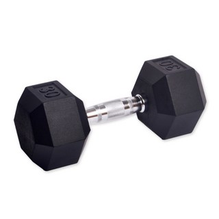 六角啞鈴 27.5KG 30KG 一體成型 防滾動設計 台灣發貨, 1個, 27.5KG*1支