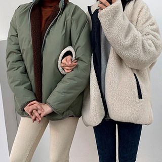 3컬러 리버시블점퍼 여성 자켓