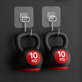 엔웨스트 초강력 접착식 후크, 10개, 투명