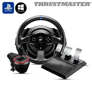 트러스트마스터 T300RS GT 레이싱휠 TH8S 쉬프터 패키지(PS5 PS4 PC용), 1개