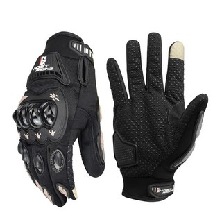 사계절 스마트폰터치 오토바이장갑 바이크 라이더 레이싱 스쿠터 장갑 글러브, L, 그레이