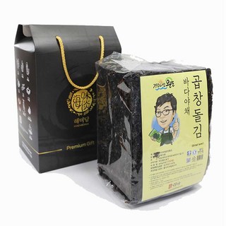 금복식품 완도 곱창돌김 100매 선물포장 설선물세트 명절선물 햇김, 1세트