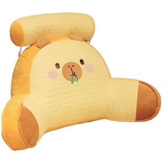 卡皮巴拉靠枕 70X50 CM, 巴豆腰 (超商限1入 2入以上使用宅配)