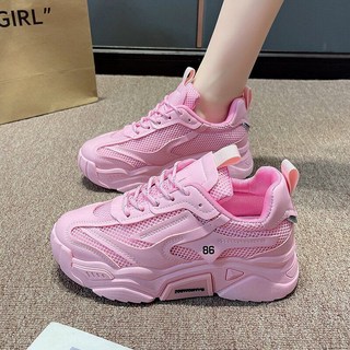 厚底老爹鞋女2025新款秋季韓版學生ins休閒百搭增高運動女鞋