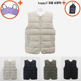 [백화점신상판/AS가능] 스노우피크 패딩 조끼 랜드 경량 다운 베스트 남자 남성 happyJ 라이트 베이지 그레이 카키 다크네이비 블랙