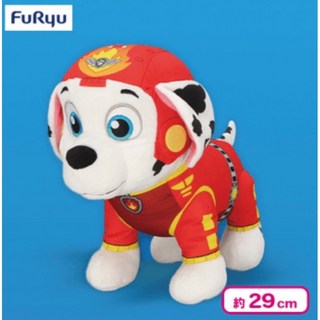 「日本空運景品」 日本正版 限定 新作 汪汪隊立大功 阿奇 毛毛 坐姿 空中巡邏 娃娃 絨毛玩偶 娃娃 汪汪隊, 1個