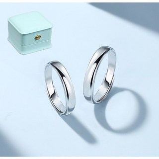 르떼르넬 JSCR027 Silver 맑은 사랑 결혼 프로포즈 기념일 실버 커플 민무늬 반지 은반지 커플링