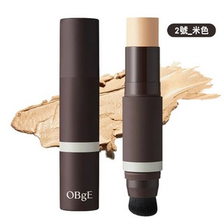 OBgE 自然遮瑕粉底棒 男士適用 13g 象牙白, 2 BEIGE 米色(自然), 1個